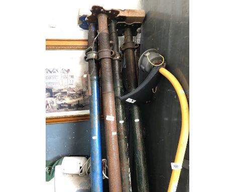 4 Acro props and pair of strongboys 