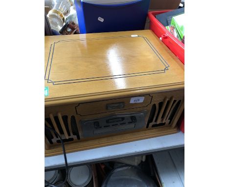 A Classic collectors edition turntable and CD player with instructions manual 