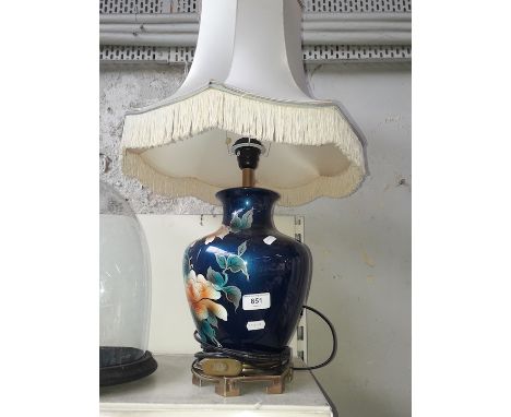 A Chinese style lamp with shade 