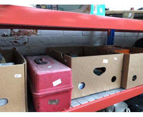 4 boxes of mixed tools 
