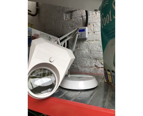 A reading lamp 
