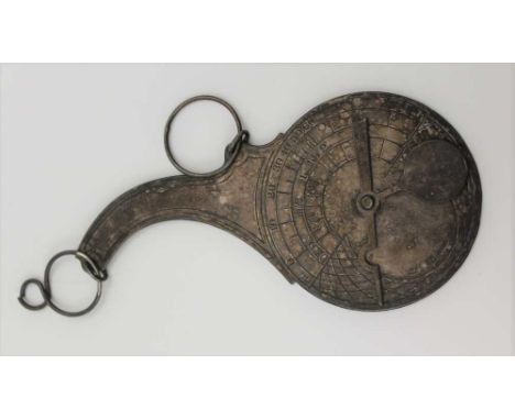 A CHRISTOFLE COLL-GALLIA SILVER PLATED POSTAL SCALE, 13cm 