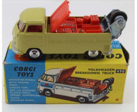 A 'CORGI TOYS' VOLKSWAGEN BREAKDOWN TRUCK 490, in original box 