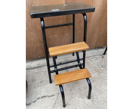 A RETRO KITCHEN STEP STOOL 