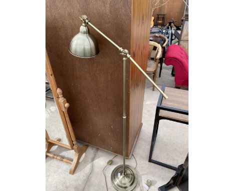 A MODERN METALWARE ADJUSTABLE READING STANDARD/READING LAMP 