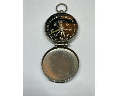A CHROME COMPASS 