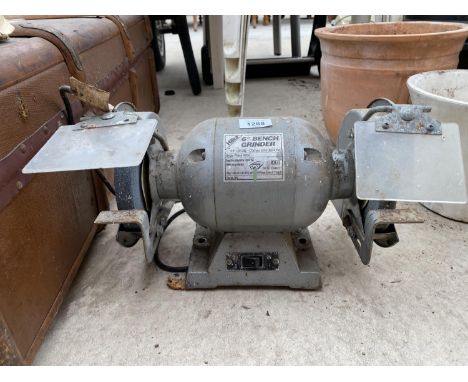 A HILKA 6" BENCH GRINDER 