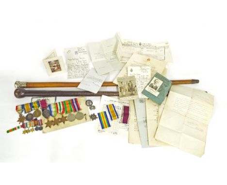 Large collection of medals and ephemera relating to Sergeant Edward Joseph Cruise of The Irish Guards, to include The Long Se