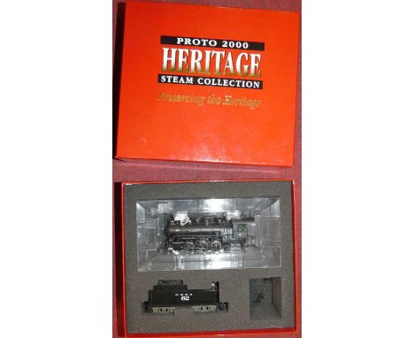 A pair of boxed Proto 2000 Heritage Steam Collection H0 scale locomotives to include a USRA 0-6-0 steam locomotive, together 