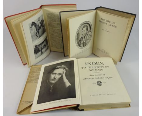 "Index to the Story of My Days" by Edward Gordon Craig, first edition published 1957 with dust jacket, "The Life of Francis D