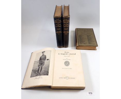 The First World War - The British Campaign in France and Flanders by Arthur Conan Doyle 1914/5, two volumes plus From Bapaume