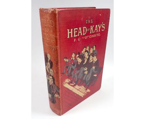 The Head of Kay's by P G Wodehouse, published in 1905 by Adam and Charles Black, first edition - front hinge and a few pages 