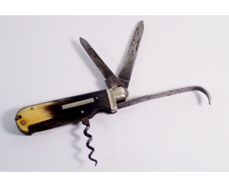 A Hunter horn pocket knife 'Bugle' 
