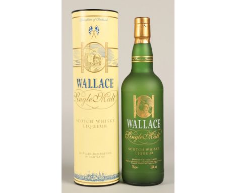 Wallace single malt scotch whisky liqueur, 70cl, 35% vol, tubed.