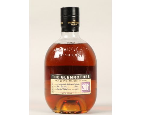 Glenrothes 2001 Speyside single malt scotch whisky, Distilled in 2001, Bottled in 2017, 700ml, 40% vol, boxed.