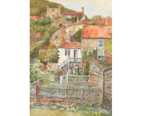 George Cameron Foley (Scottish 1910-1992) 'Runswick' Framed watercolour Inscribed and dated verso Provenance -The artists fam