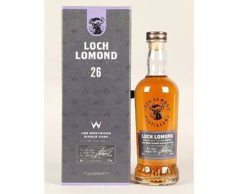 Loch Lomond Lee Westwood 2nd Edition single cask 26 years old single malt scotch whisky, To mark the partnership between Lee 
