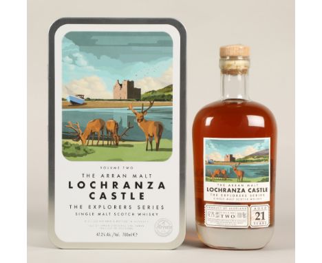 The Arran Malt Lochranza Castle 21 years old single malt scotch whisky, From the Explorers Series volume two, 700ml, 47.2% vo