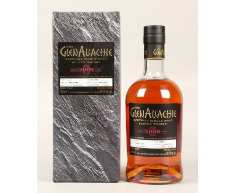 The GlenAllachie 2006 single cask 13 years old Speyside single malt scotch whisky, Cask no 1850, Distilled 03.03.2006, Bottle