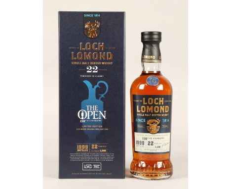 Loch Lomond Limited Edition The Open Course collection 22 years old single malt scotch whisky, finished in claret, To celebra