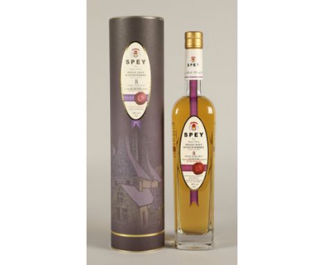 Spey 8 years old limited edition single cask single malt scotch whisky, Bottled for the Spirit of Speyside Whisky Festival by