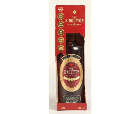 The Singleton of Auchroisk 10 years old single malt scotch whisky, Rare and discontinued bottle, Distilled by Ruchill &amp; R