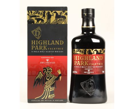Highland Park Valkyrie single malt scotch whisky, In partnership with Jim Lyngvild, 700ml, 45.9% vol, boxed.