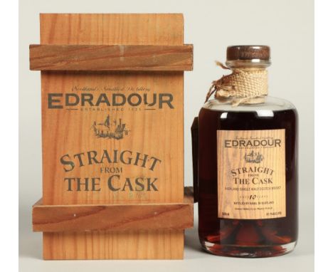 Eradour Straight From The Cask 10 years old highland single malt scotch whisky, Matured in a sherry hogshead cask, Distilled 
