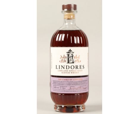 The Casks of Lindores sherry butts cask single malt scotch whisky, Limited bottling, 700ml, 49.4% vol.