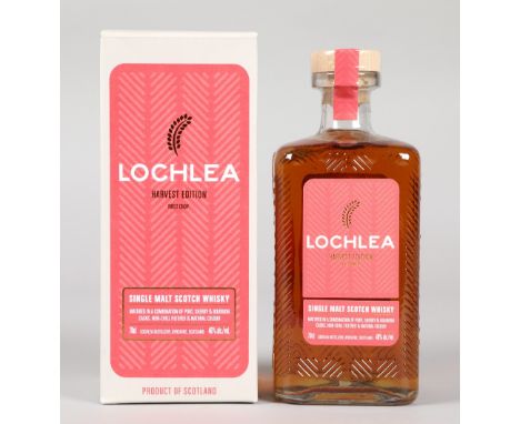 Lochlea Harvest Edition non chill filtered single malt scotch whisky, 70cl, 46% vol, boxed.