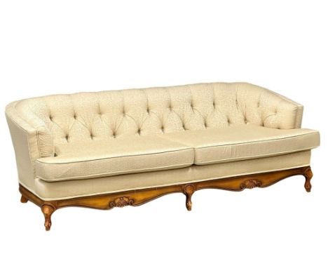 A large French 18th century style sofa. 220x90x73cm(5) 