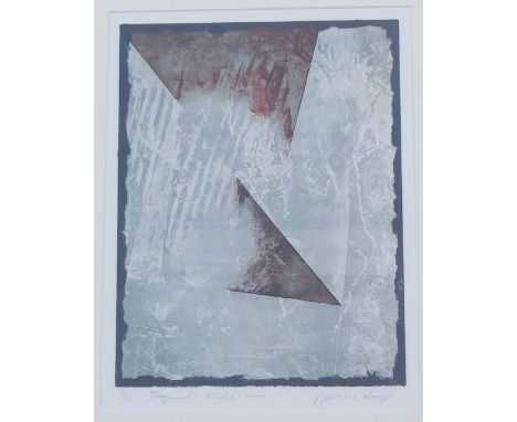 Marianne Kreeger (1929 - 2009 German), 'Fragment - Knight's Move', limited edition print, numbered 15/25, titled and signed t