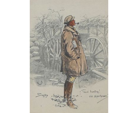 Charles "Snaffles" Johnson Payne (1884-1967), 'The Gunner', print, 28.5cm x 20.5cm, unframedCONDITION REPORTS & PAYMENT DETAI