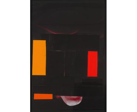 STERLING RUBY (born 1972) Underdrama  2007Collage et acrylique sur cartonCollage en acryl op kartonCollage and acrylic on car