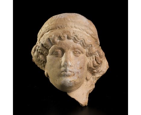 A charming fragment of a Campana relief 1st century BC - 1st century AD; alt. cm 7,5; Part of a relief that belongs to a clad