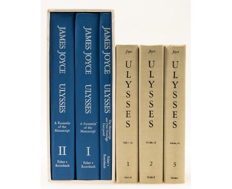 Joyce (James) Ulysses: A Facsimile of the Manuscript, 3 vol., one of 750 copies, original buckram, slip-case (lightly marked)