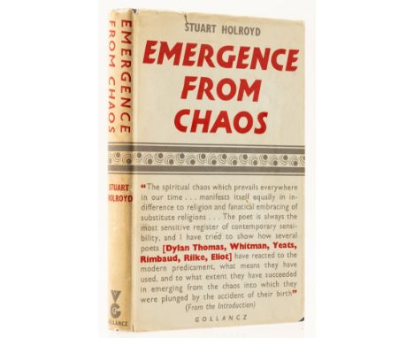 NO RESERVE Holroyd (Stuart) Emergence from Chaos, first edition, signed presentation inscription from the author "The copy is