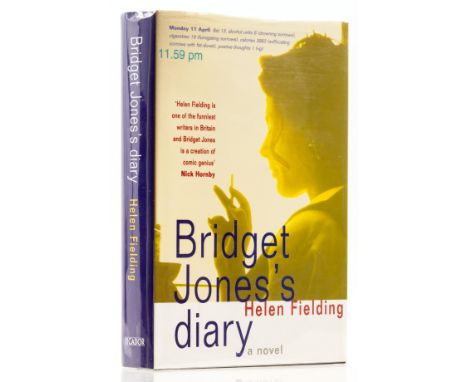 Fielding (Helen) Bridget Jones's Diary, first edition, signed by the author on title, original boards, dust-jacket, price-cli