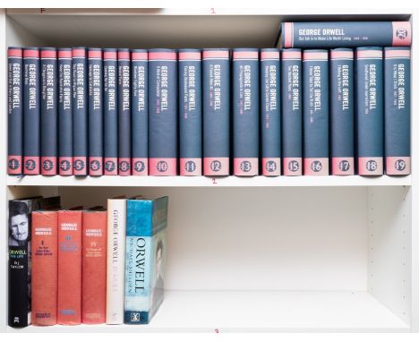 Orwell (George) The Complete Works, 20 vol., original cloth, dust-jackets, spines evenly faded, some light nicks to spine end