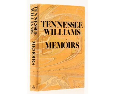 NO RESERVE Williams (Tennessee) Memoirs, first English edition, signed presentation inscription from the author on title, ori