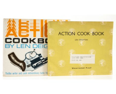 NO RESERVE Deighton (Len) Action Cook Book, uncorrected proof, illustrations, original wrappers, printed label to upper cover