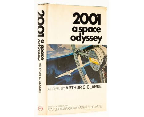 Clarke (Arthur C.) 2001: A Space Odyssey, first edition, bookplate signed by the author to title, pictorial endpapers, origin