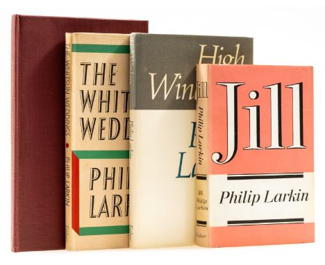 NO RESERVE Larkin (Philip) Jill, signed by Julian Mitchell on front free endpaper, jacket spine faded, 1946; High Windows, 19