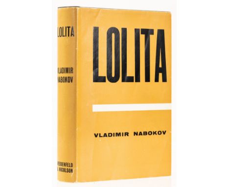 NO RESERVE Nabokov (Vladimir) Lolita, first English edition, original boards, very shallow dent to spine, dust-jacket, small 