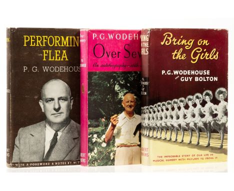 NO RESERVE Wodehouse (P.G.) Performing Flea. A Self-Portrait in Letters, portrait frontispiece, small portion of fading to fo