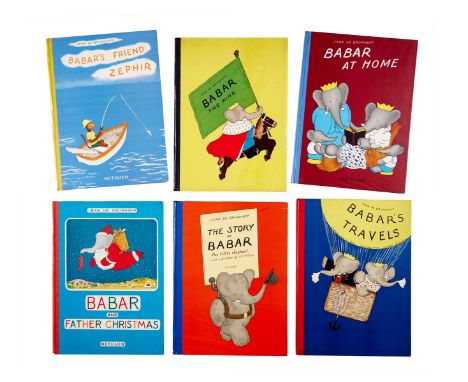 de Brunhoff (Jean) Babar the King, 1936; Babar's Travels, 1935; Babar's Friend Zephir, 1937; Babar and Father Christmas, 1940