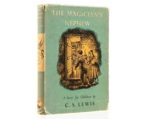 Lewis (C.S.) The Magician's Nephew, first edition, illustrations by Pauline Baynes, scattered spotting, ink ownership inscrip