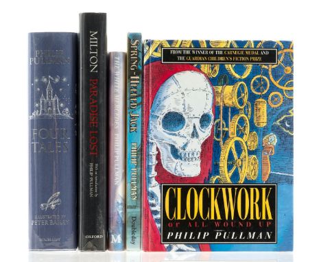 NO RESERVE Pullman (Philip) Clockwork or All Wound Up, signed by the illustrator Peter Bailey, 1996; Spring-Heeled Jack, illu