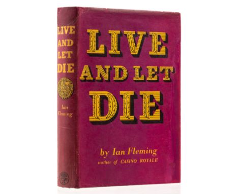 Fleming (Ian) Live and Let Die, second impression, very small ink marking to corner of front endpapers, original boards with 