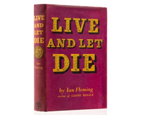 Fleming (Ian) Live and Let Die, second impression, very small ink marking to corner of front endpapers, original boards with 